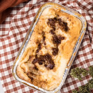 lasaña cocinada